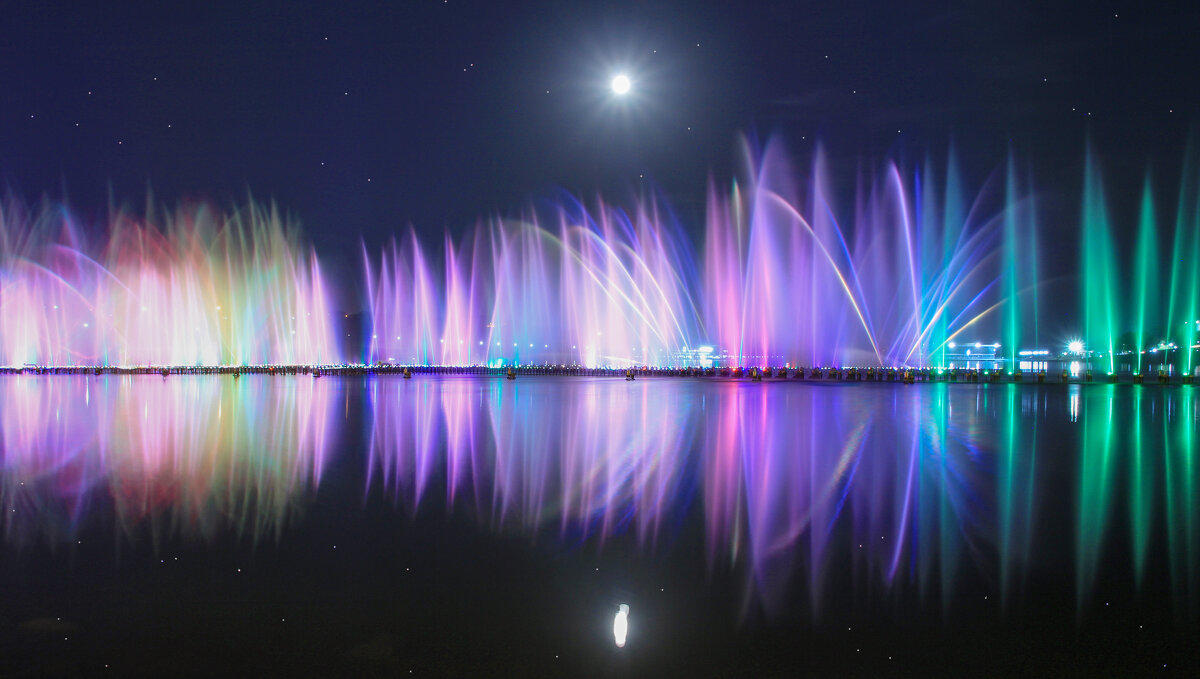 Поющие фонтаны в Грозном - skijumper Иванов Поющие фонтаны в Грозном - skijumper Иванов