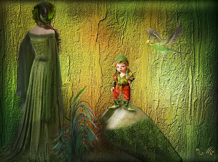 Малыш в поисках друзей. Разговор Феи с малышом ( №3 ) - Е.М. ***