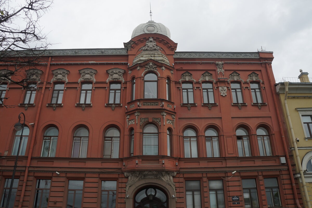 Доходный дом А.А. Стенбок-Фермора / арх. В.П. Цейдлер / модерн / 1901 - zavitok *