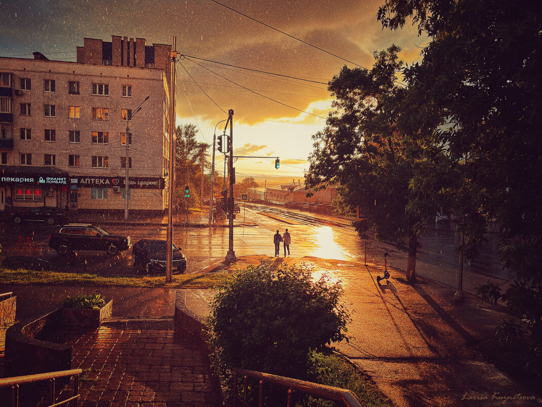 Вечер, дождь - Larisa Kuznetsova