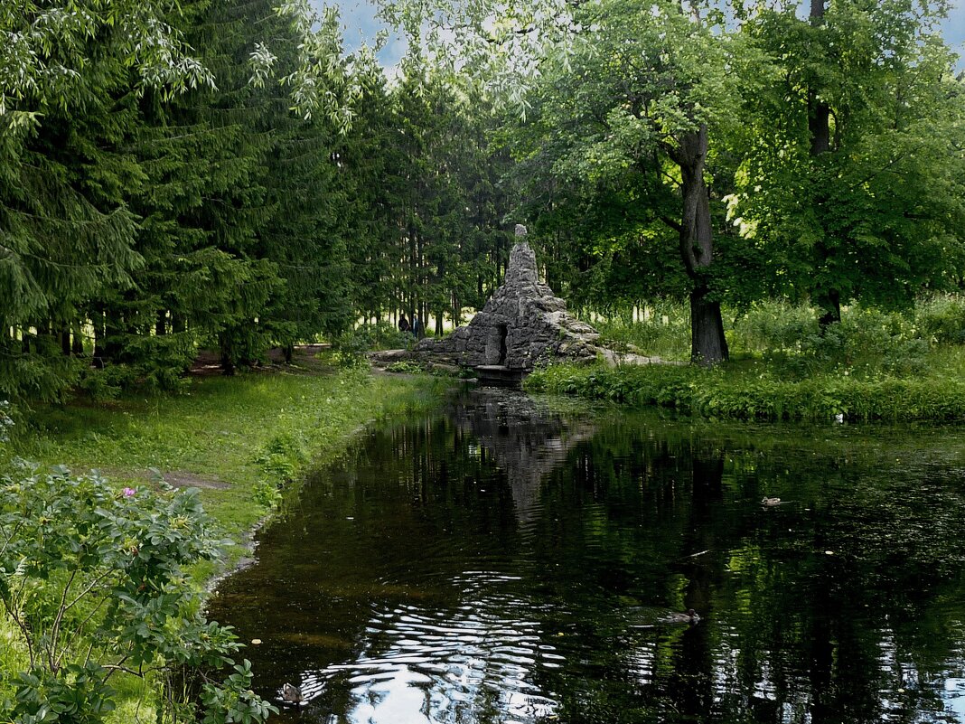 Плотина-каскад с туфовым гротом - Сергей Карачин