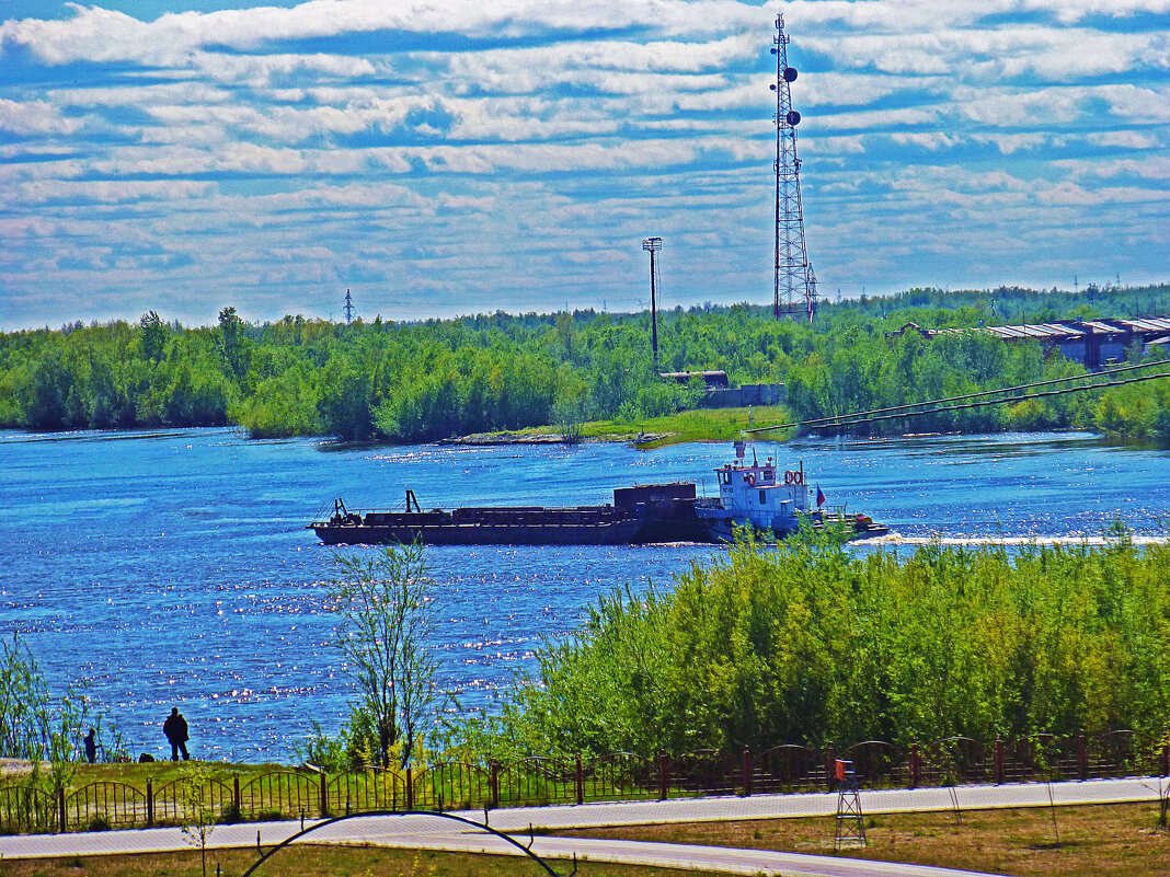 Июнь...На рнке Юганская Обь! - Владимир 