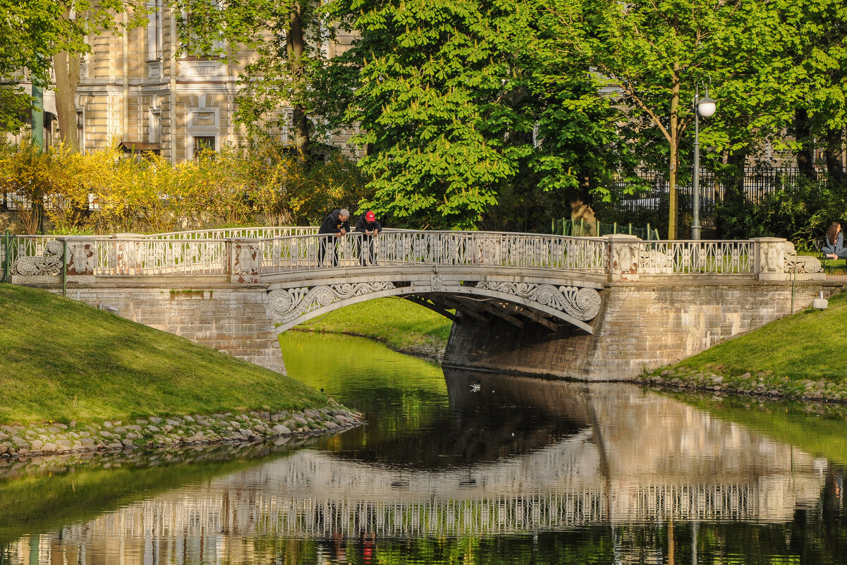 Мост Росси (Чугунный) в Михайловском саду. - Татьяна Машошина Мост Росси (Чугунный) в Михайловском саду. - Татьяна Машошина
