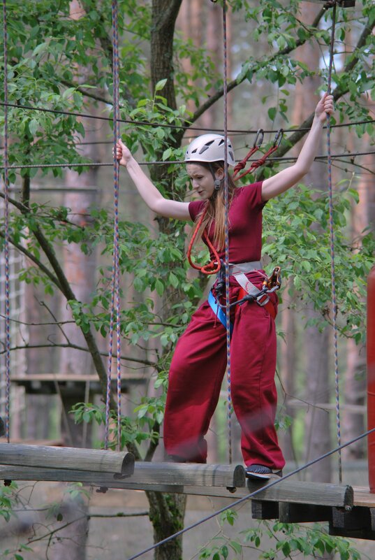 Верёвочный городок - опасный аттракцион - Светлана Былинович