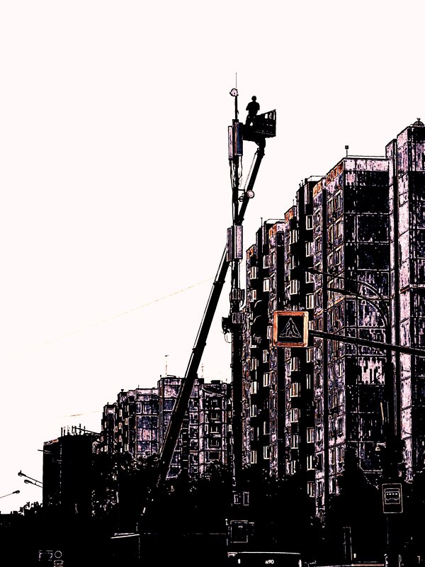 На высоте. Чож оттуда не было нам видно.* - Юрий Журавлев