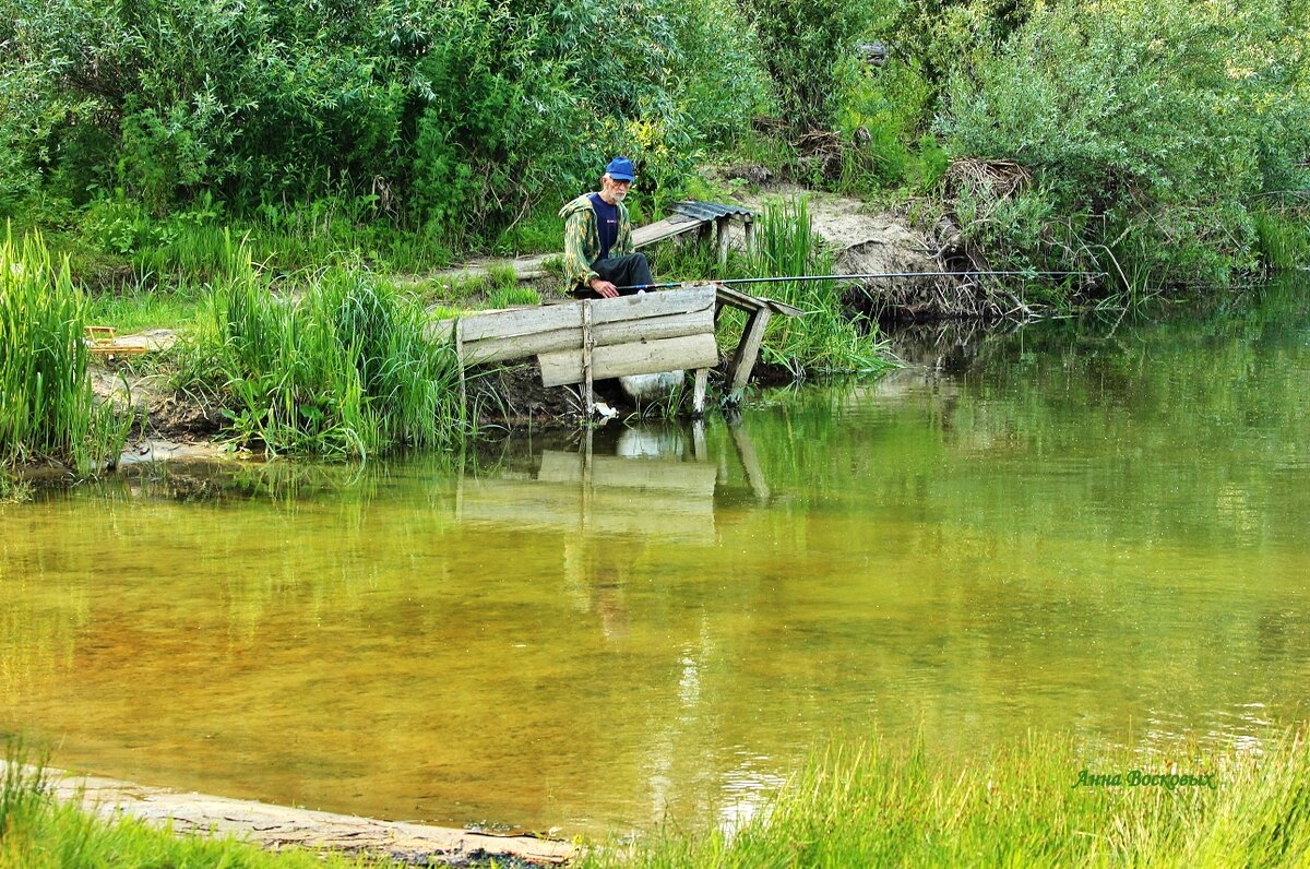 Сидит на речке рыболов.... - Восковых Анна Васильевна Сидит на речке рыболов.... - Восковых Анна Васильевна