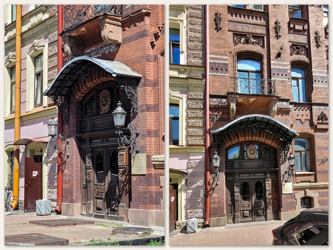 Дом П.Я. Бекеля (двери в парадную) - Татьяна Машошина