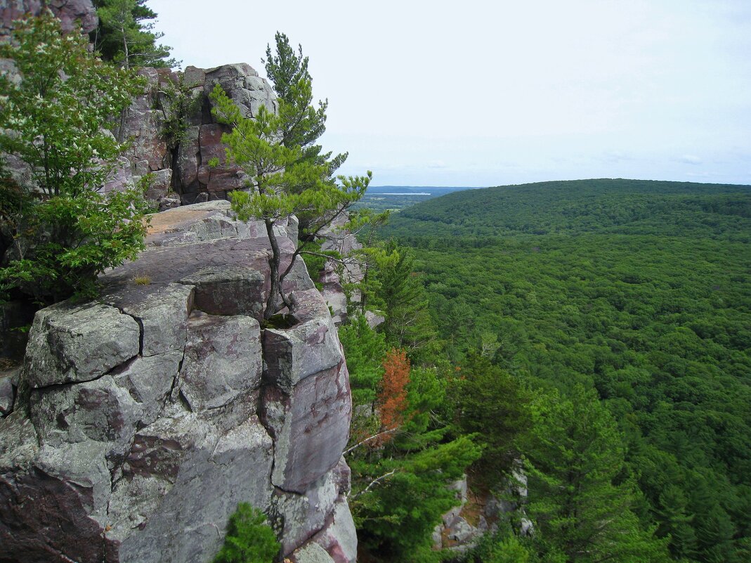 Скалы и лесной пейзаж в американском штате Висконсин. - unix (Илья Утропов) Скалы и лесной пейзаж в американском штате Висконсин. - unix (Илья Утропов)