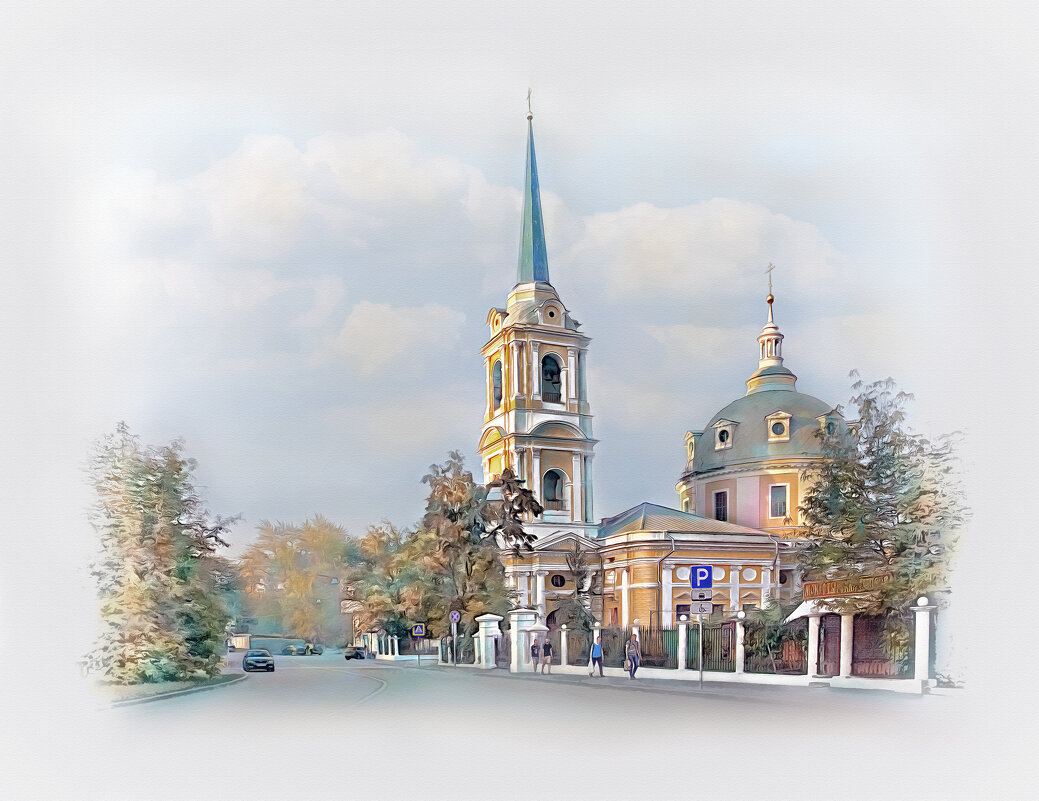 Москва. Церковь Вознесения на Гороховом поле. - В и т а л и й .... Л а б з о'в