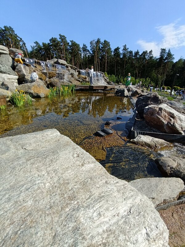 водопад в парке - Галина R...
