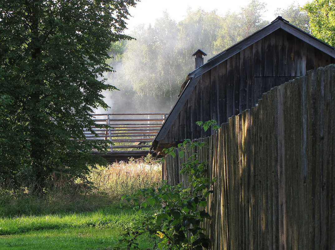 Деревенский пейзаж - Александр Ильчевский 