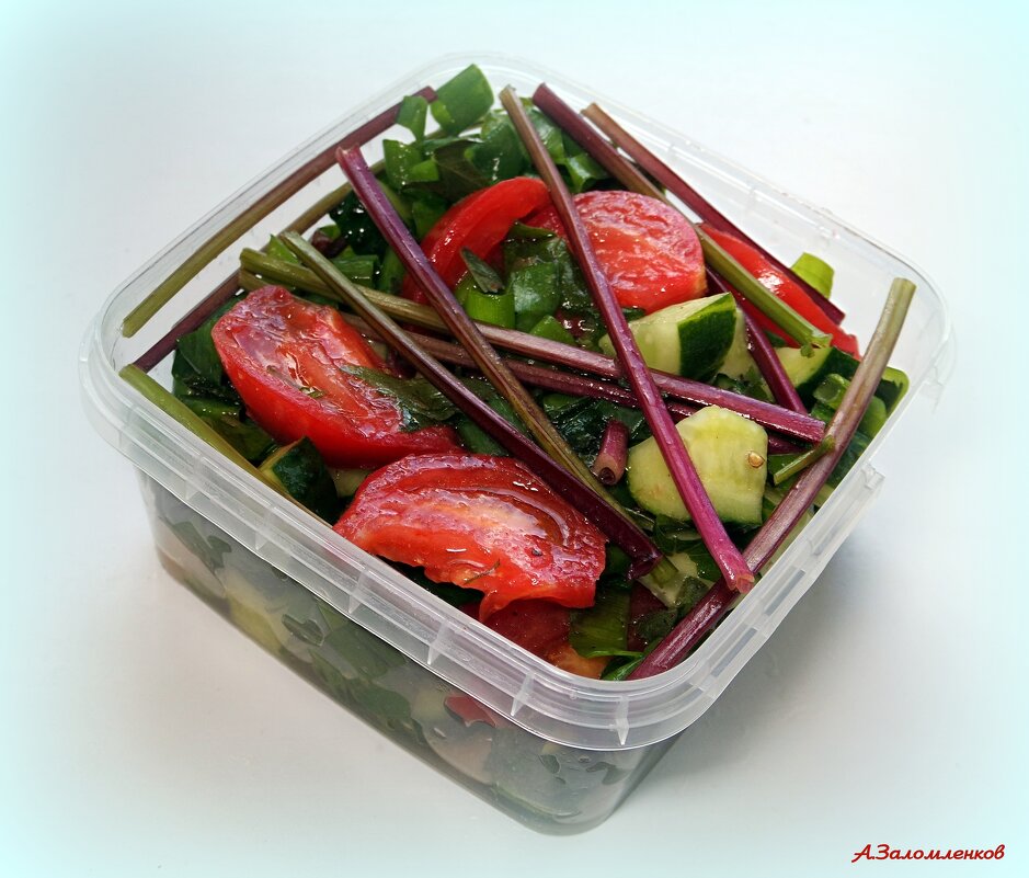 Летний салат со снытью - Андрей Заломленков