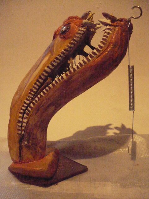 СЕГОДНЯШНИЙ  УЛОВ !  (деревянная пластика) - Валерий Кокорев