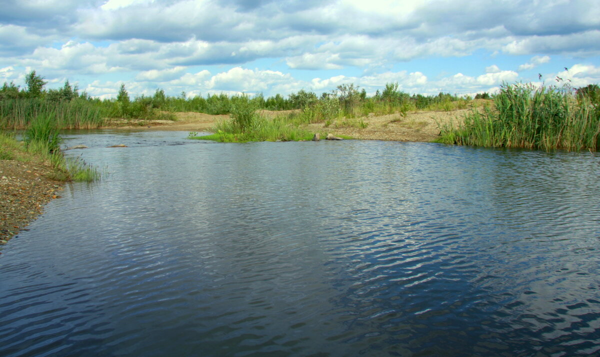 Лето,речка,облака... - Нэля Лысенко
