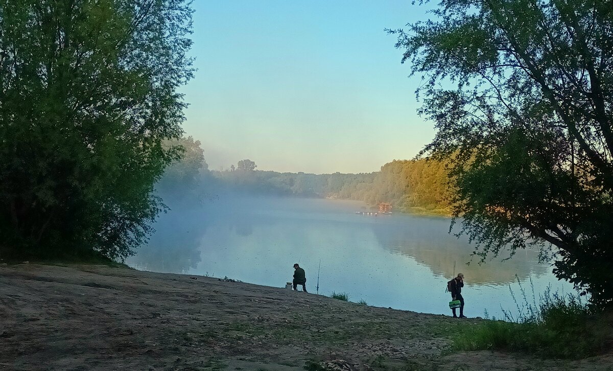 На рыбалке 5утра - (Владимир С)