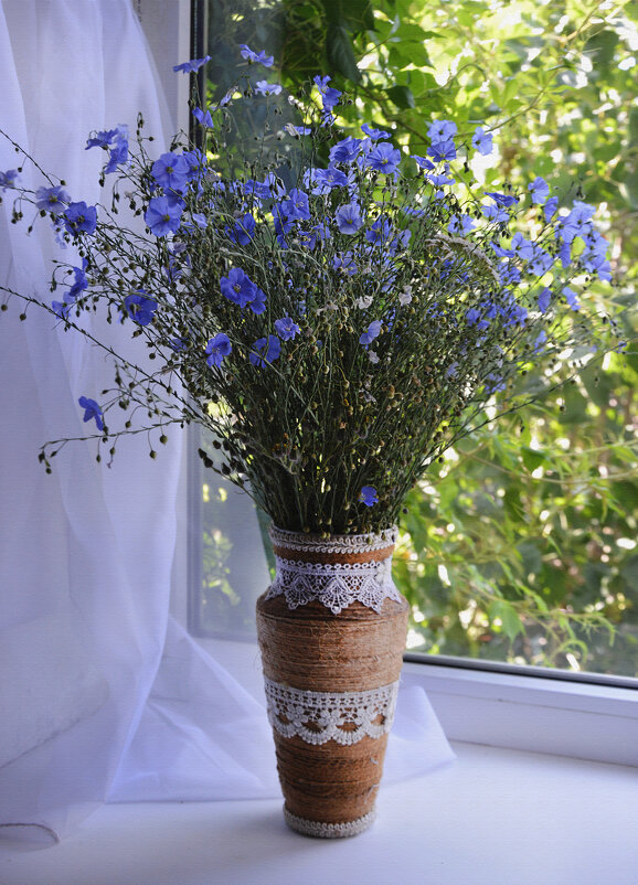 Милые цветочки льна... - Надежда Куркина 