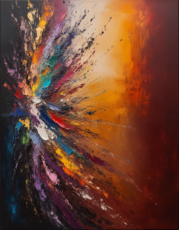 Интерьерная картина: "начало моего вдохновения" 1 - дмитрий мякин