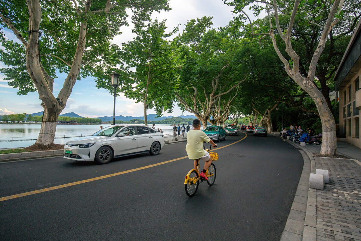 Около озера Сиху в Ханчжоу - Дмитрий 