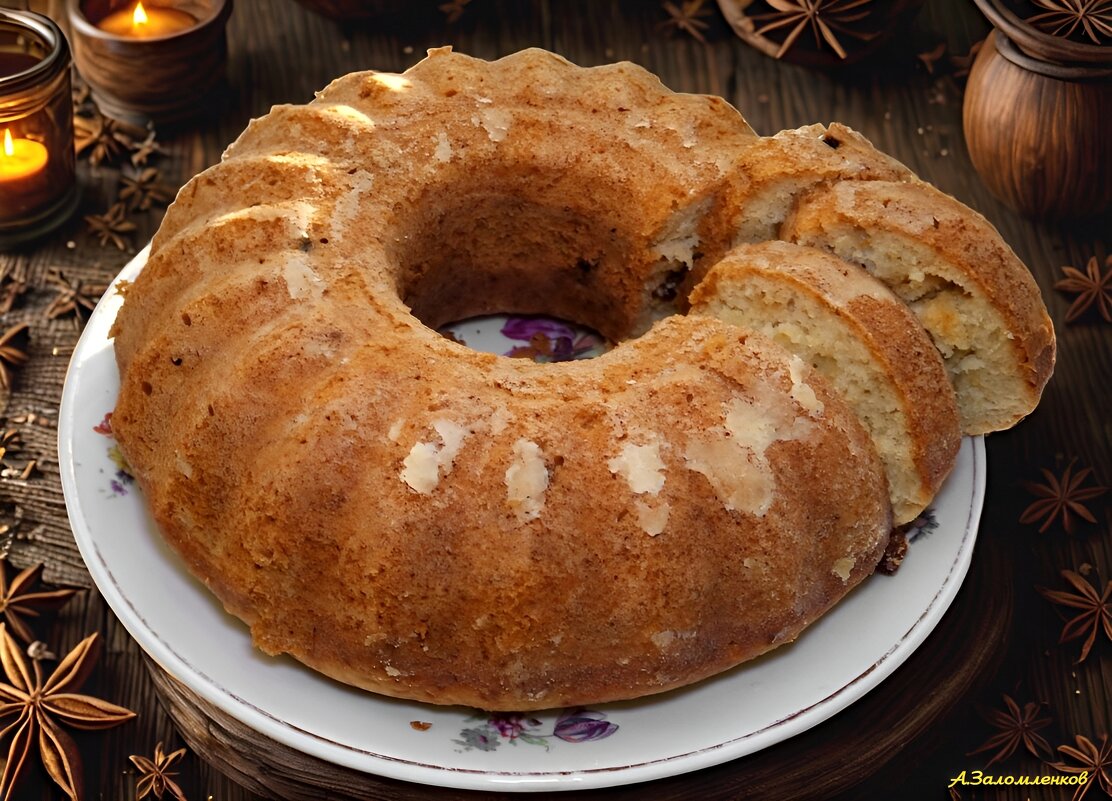 Воскресный кекс в честь макушки лета..:-) - Андрей Заломленков Воскресный кекс в честь макушки лета..:-) - Андрей Заломленков