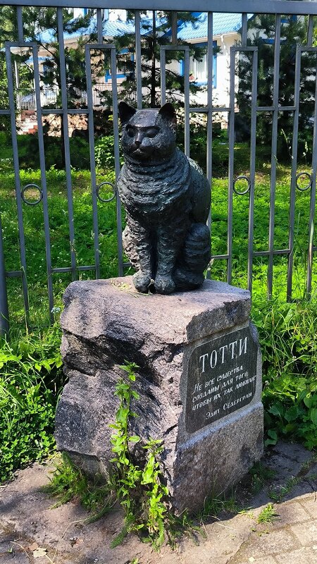 Памятник самому преданному коту. - Ольга 