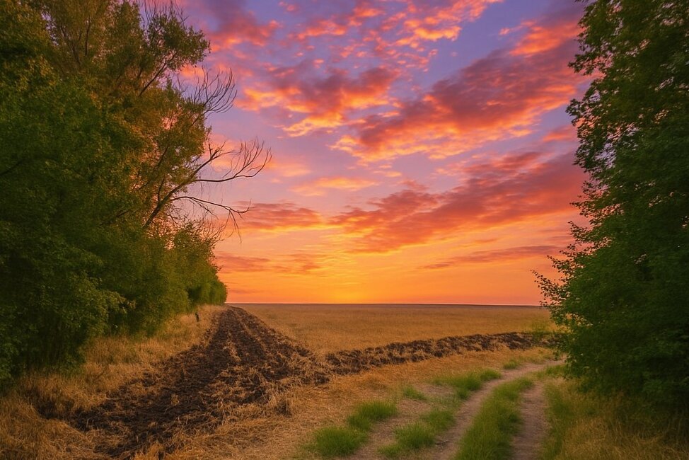 Закат в июле - Валерий Ткаченко