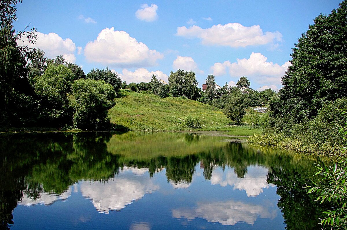 Музей-заповедник "Горки-Ленинские" . Большой пруд - Анатолий Колосов