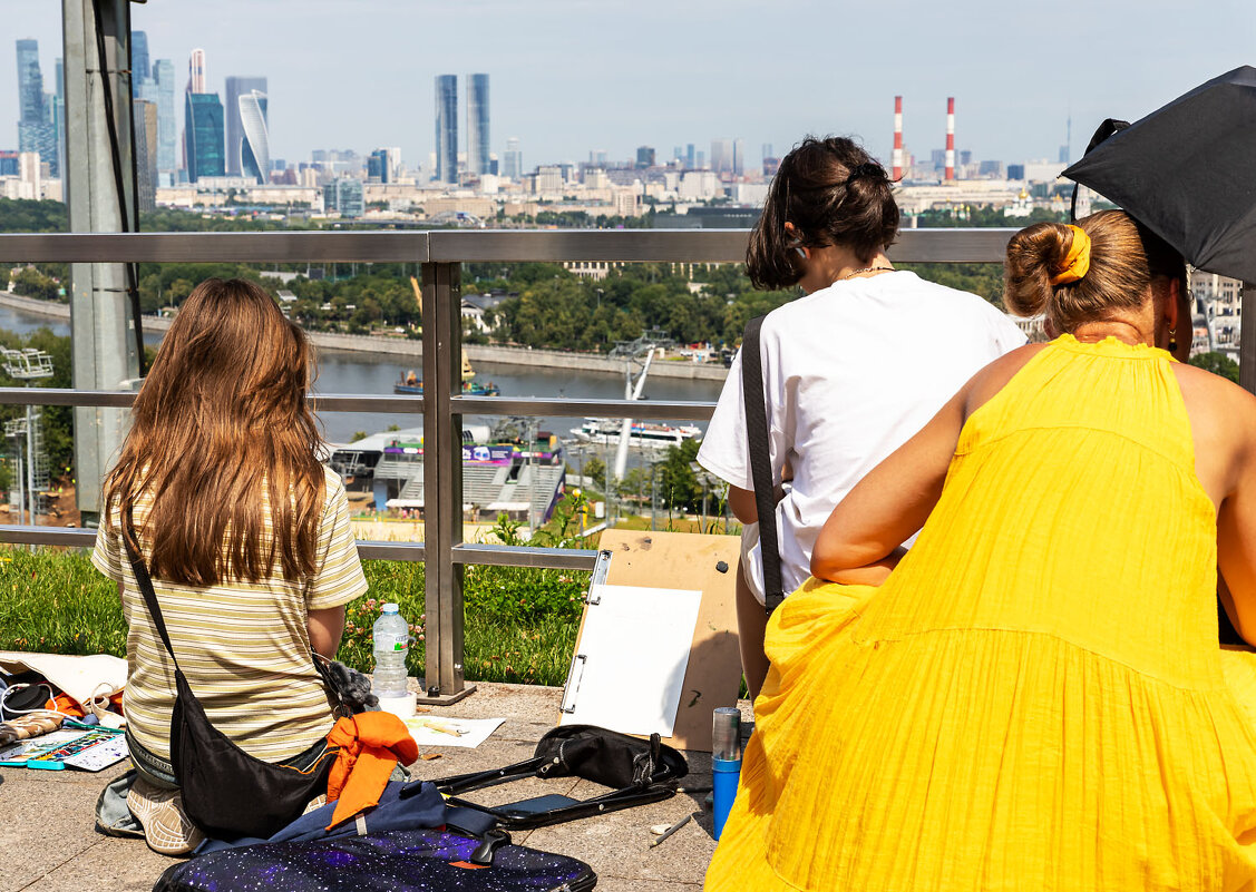 На  этюдах - Александр 