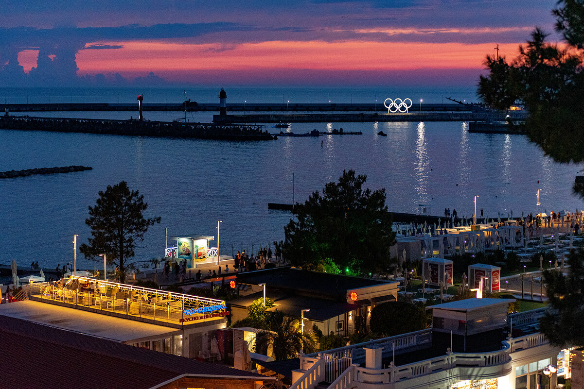 Акватория сочинского порта. - Вадим Федотов 