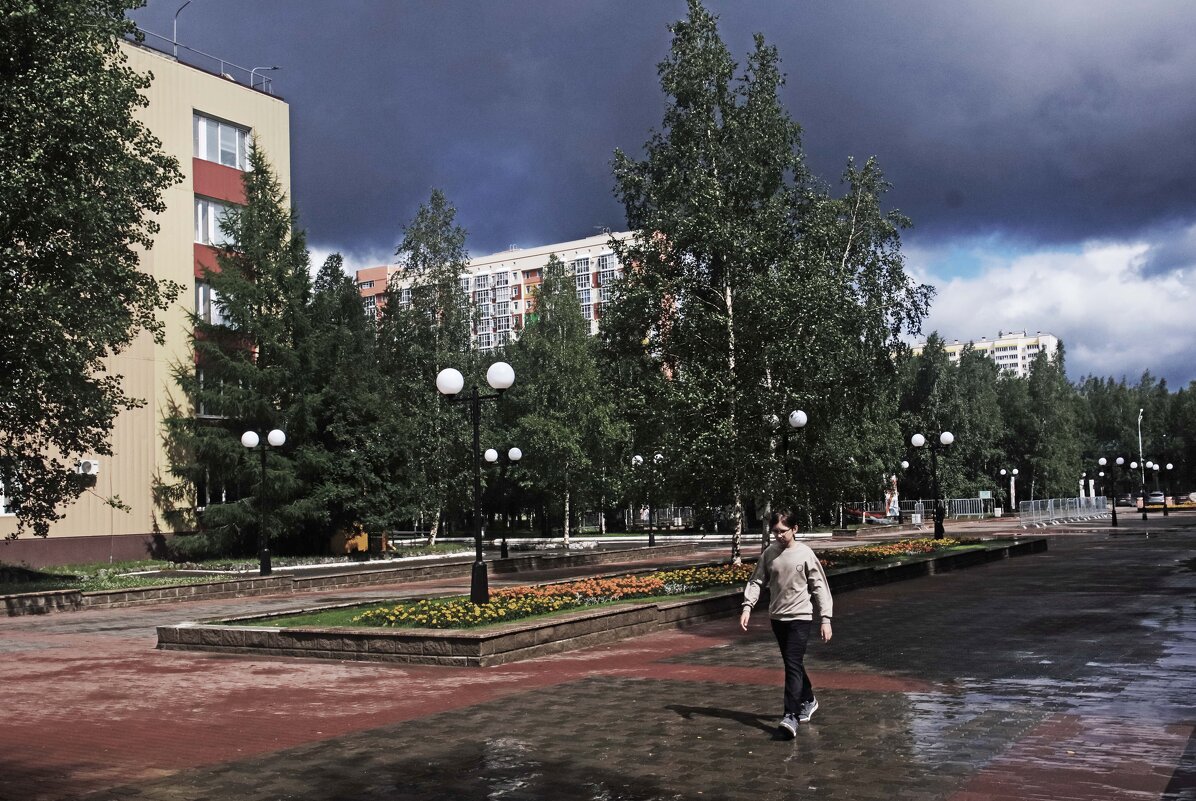 Июль...Надвигается дождевая  туча! - Владимир 