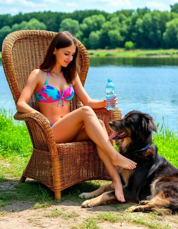 Летний день на реке - Сергей Кочнев