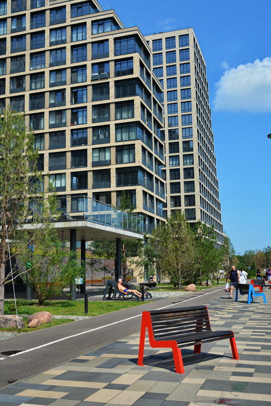 Нагатинский затон. Набережная Ривьер Парк. - Анастасия Смирнова