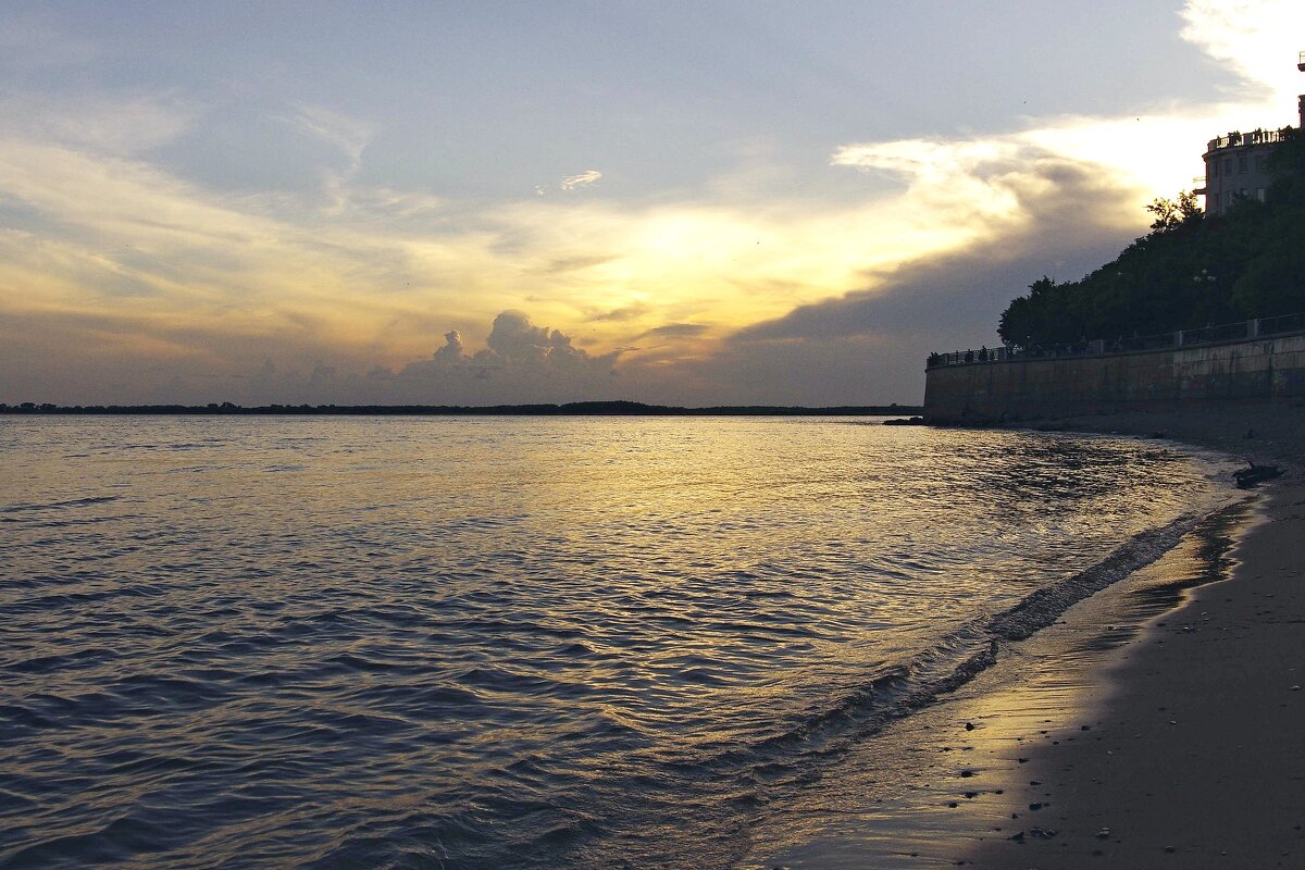 Хабаровск. Закат на реке Амур - Сергей Швечков