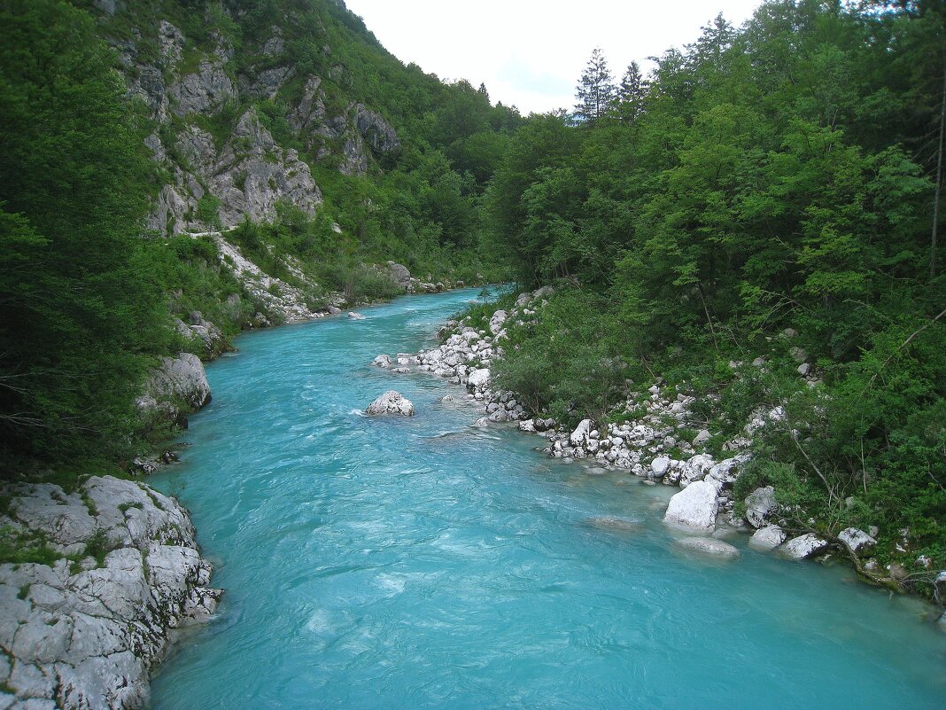 Река Соча, Словения. - unix (Илья Утропов)