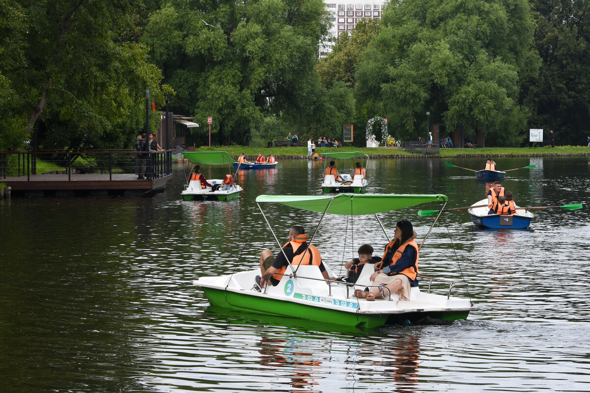 Москва. Воронцовский парк. На пруду. - Наташа *****