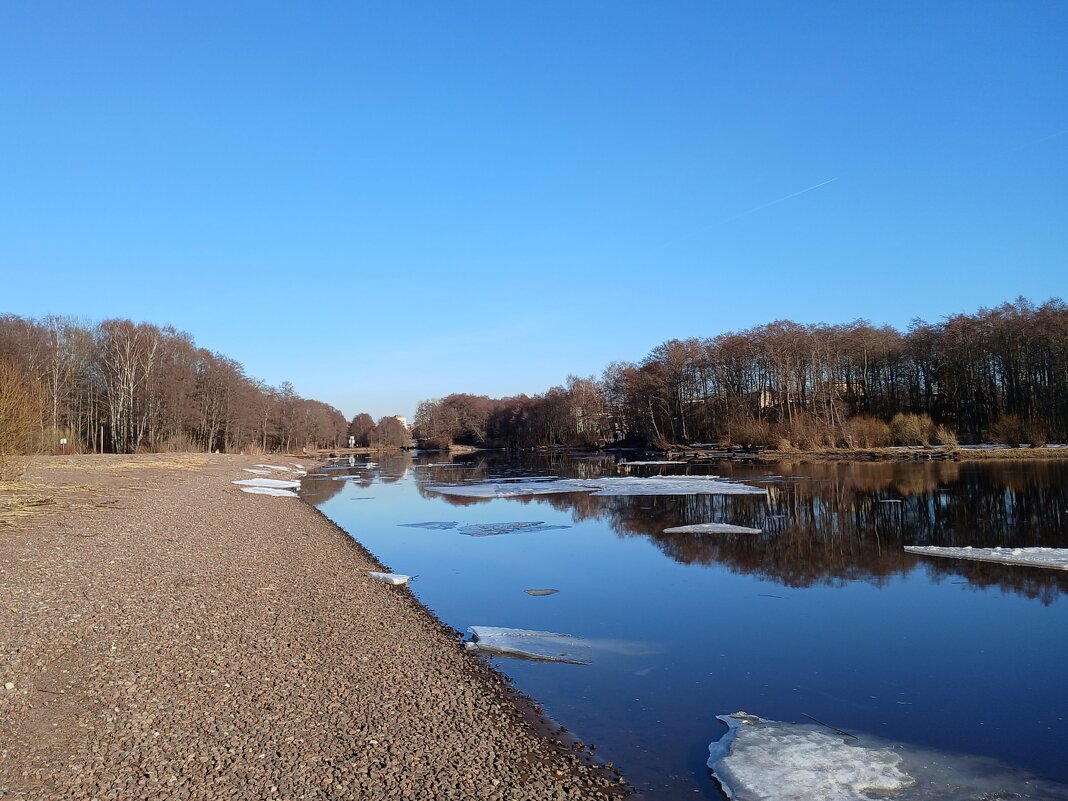 На берегу реки в марте. - Лия ☼