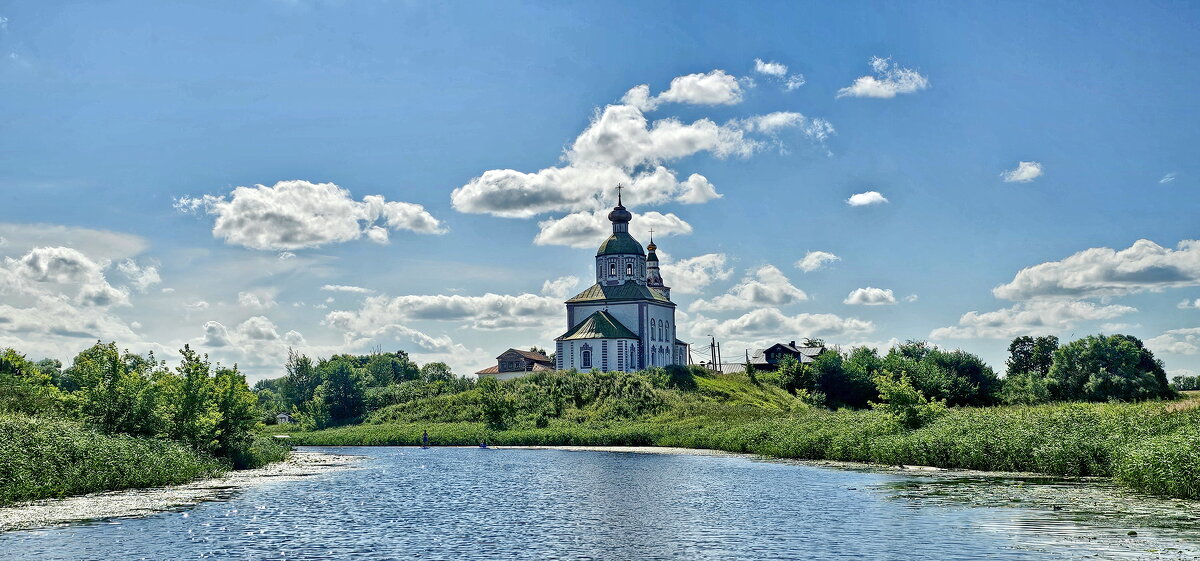 Суздаль. Ильинская церковь. Река Каменка. - Михаил Свиденцов