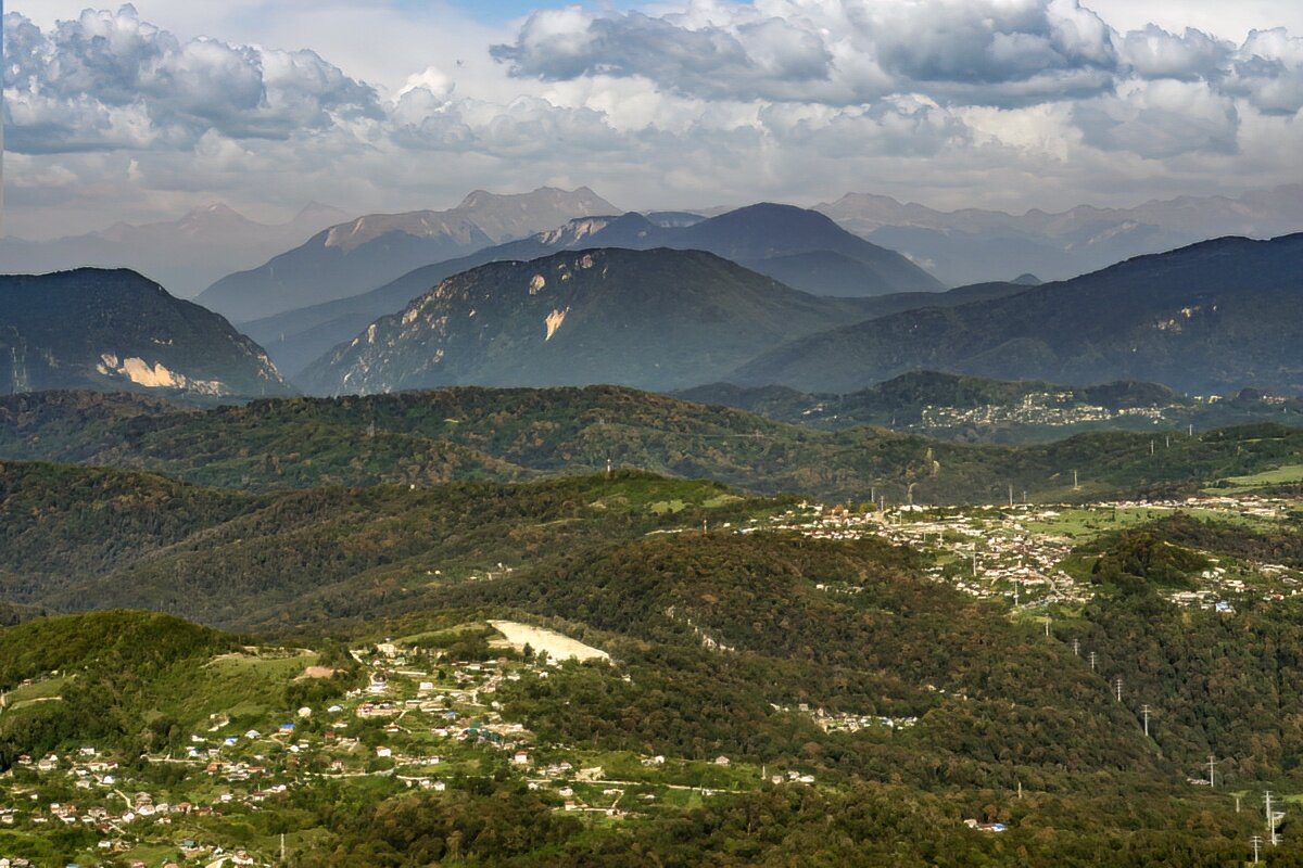 Вид с горы Ахун в Сочи - Игорь Сикорский