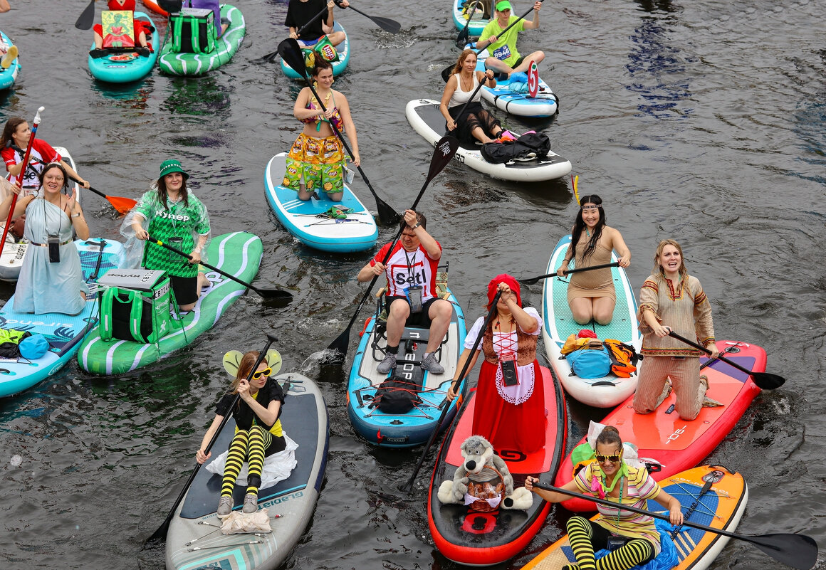 Юбилейный 10-й фестиваль «Фонтанка SUP» - skijumper Иванов