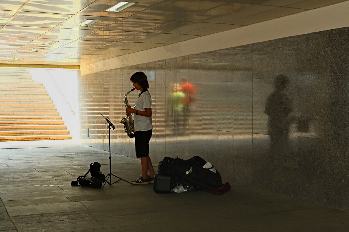 Молодой саксофонист - Лютый Дровосек