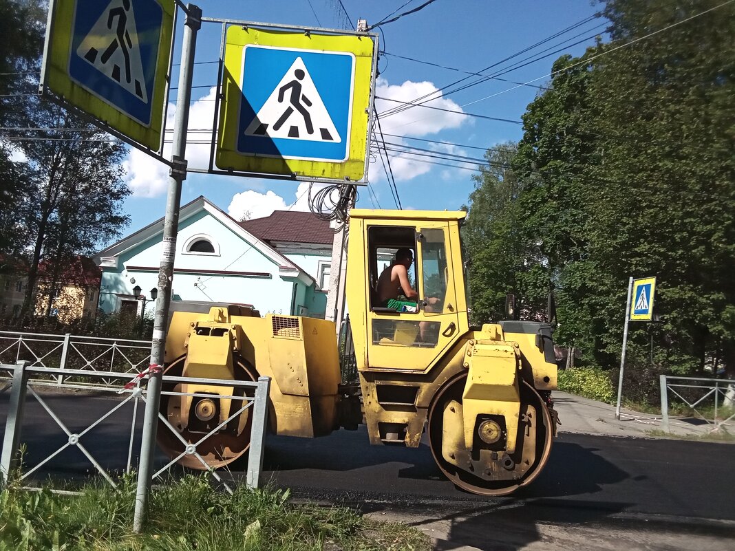 Ремонт главной дороги - Фотогруппа Весна
