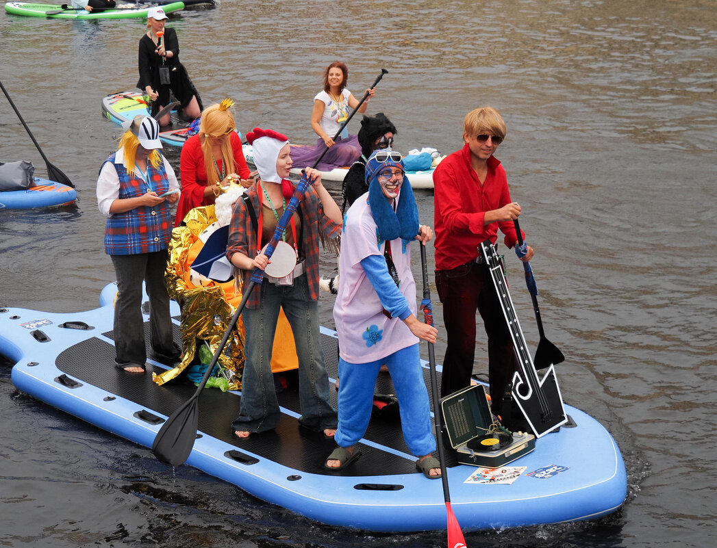 Участники SUP фестиваля - Магомед .