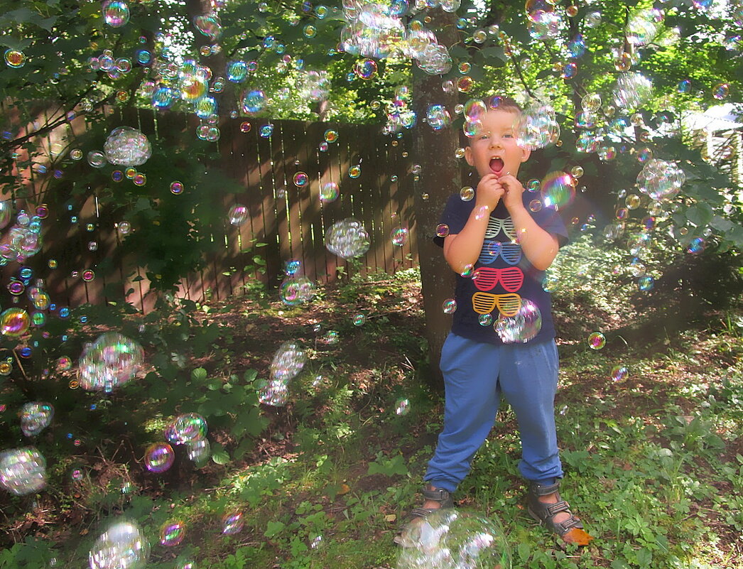 Тима и мыльные пузыри. - Ольга Довженко Тима и мыльные пузыри. - Ольга Довженко