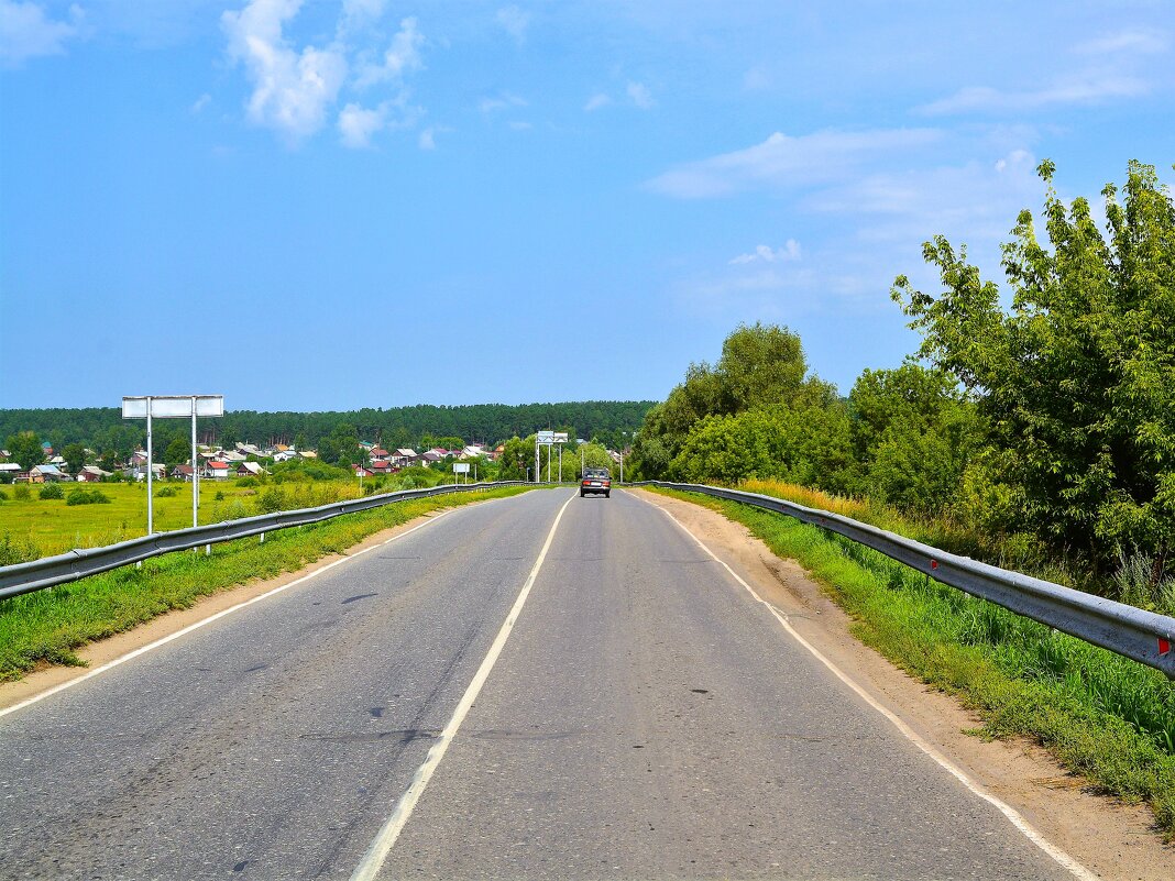 Алатырь. Автомобильная дорога 97К-001. - Пётр Чернега Алатырь. Автомобильная дорога 97К-001. - Пётр Чернега