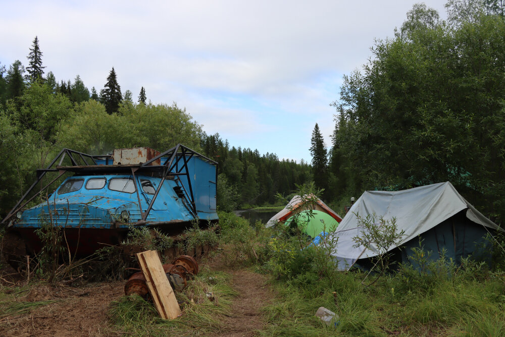 Полевой лагерь на р. Лепля - Галина Ильясова