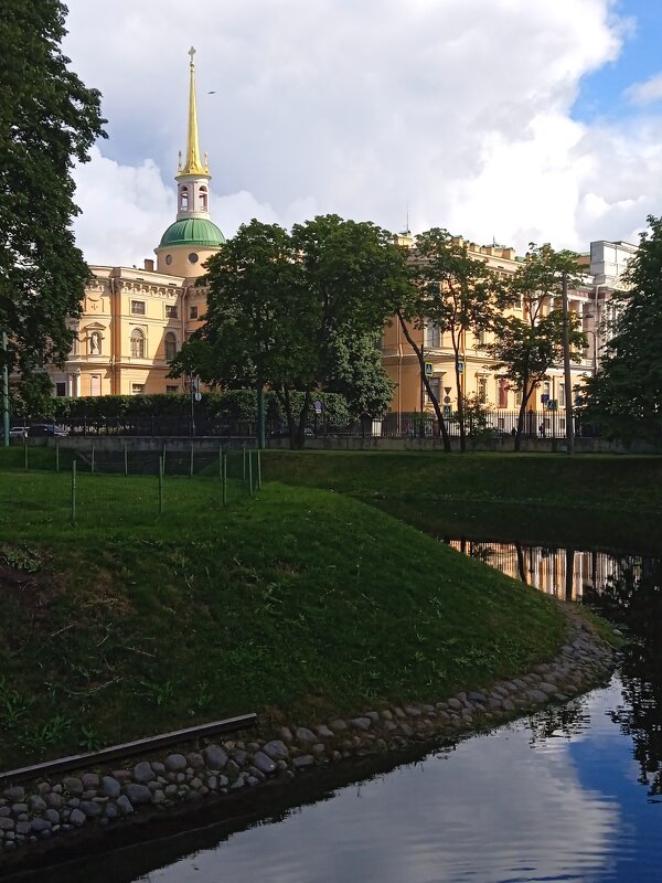 Вид на Инженерный замок в Петербурге. - Светлана Калмыкова Калмыкова