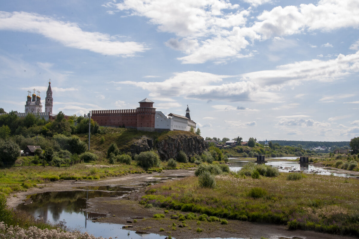 Панорама Верхотурского Кремля из Ямской слободы - Gen Панорама Верхотурского Кремля из Ямской слободы - Gen