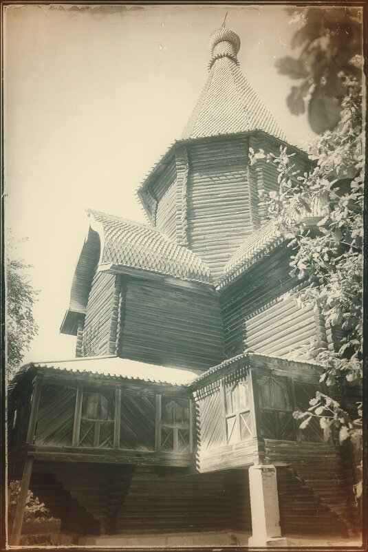 Старинная деревянная церковь на вологодчине... - Руслан 