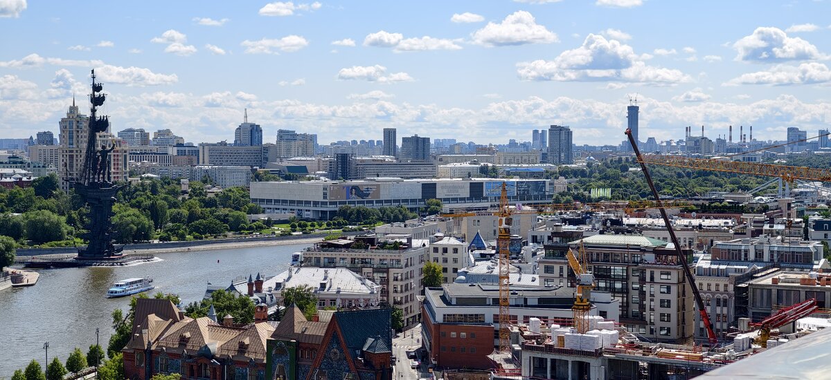 Виды из-под купола храма Христа Спасителя - <<< Наташа >>>