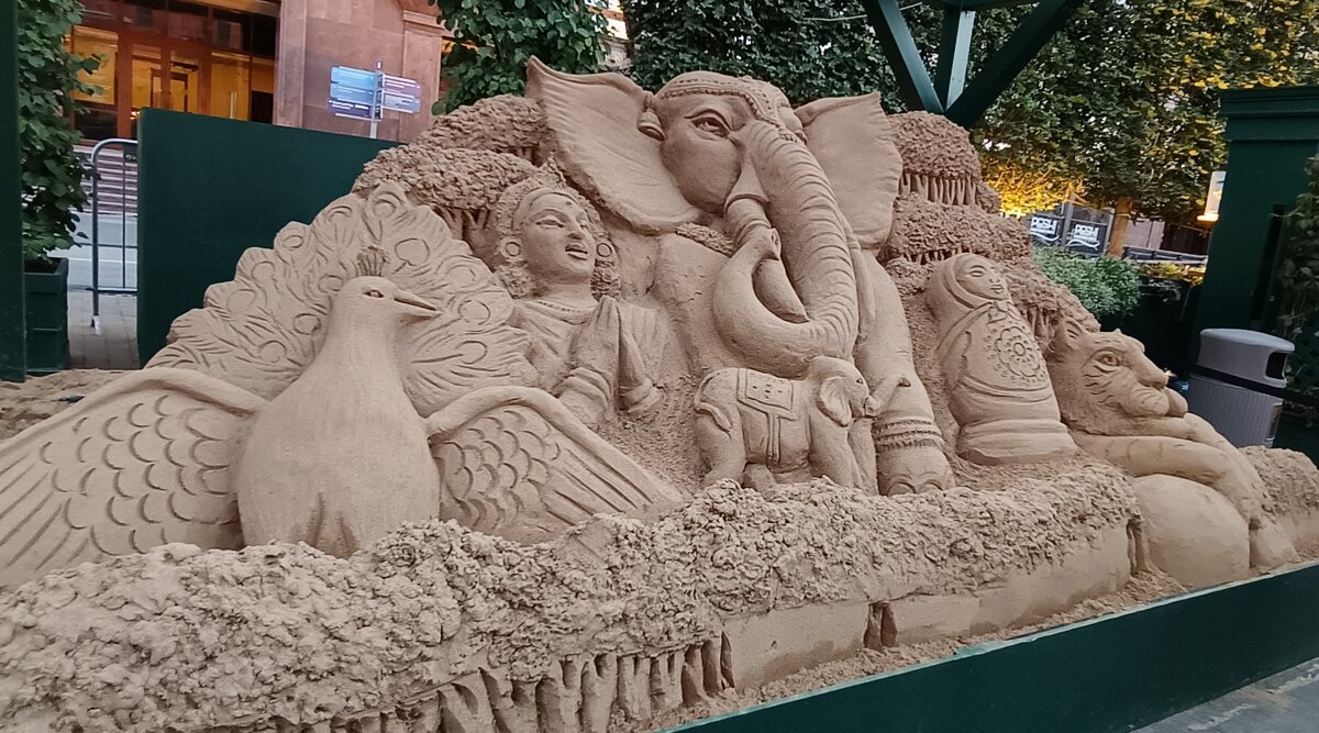 композиция из песка - Галина R...