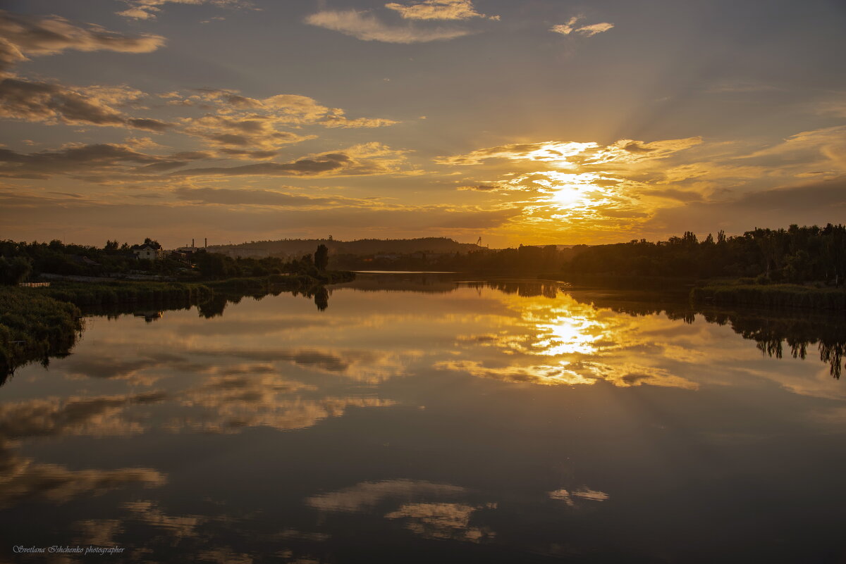 Отражение заката в воде - Светлана Ищенко